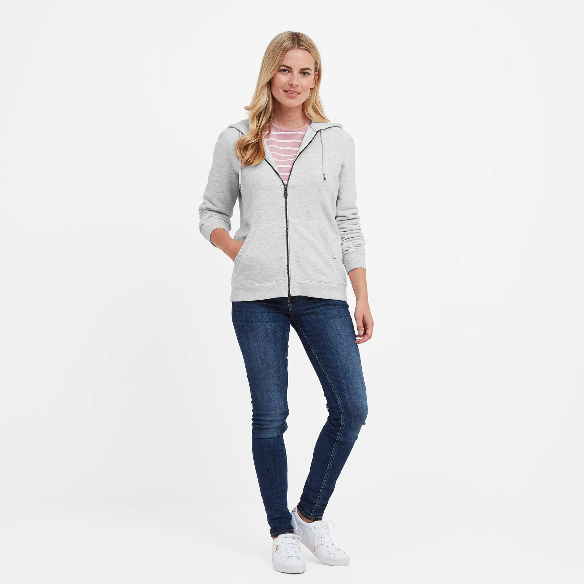 Mia Womens Hoodie - Ice Grey