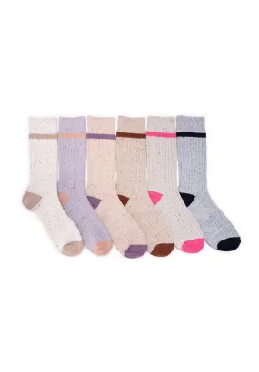 Microfiber 6 Pack) Boot Socks