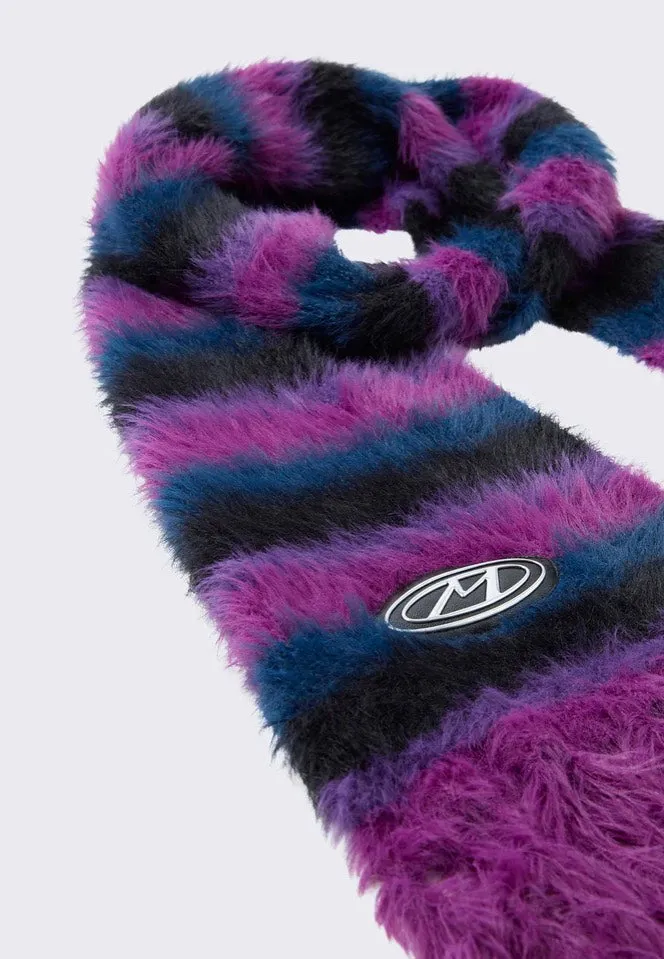 Minga London - Lola Striped Black - Scarf