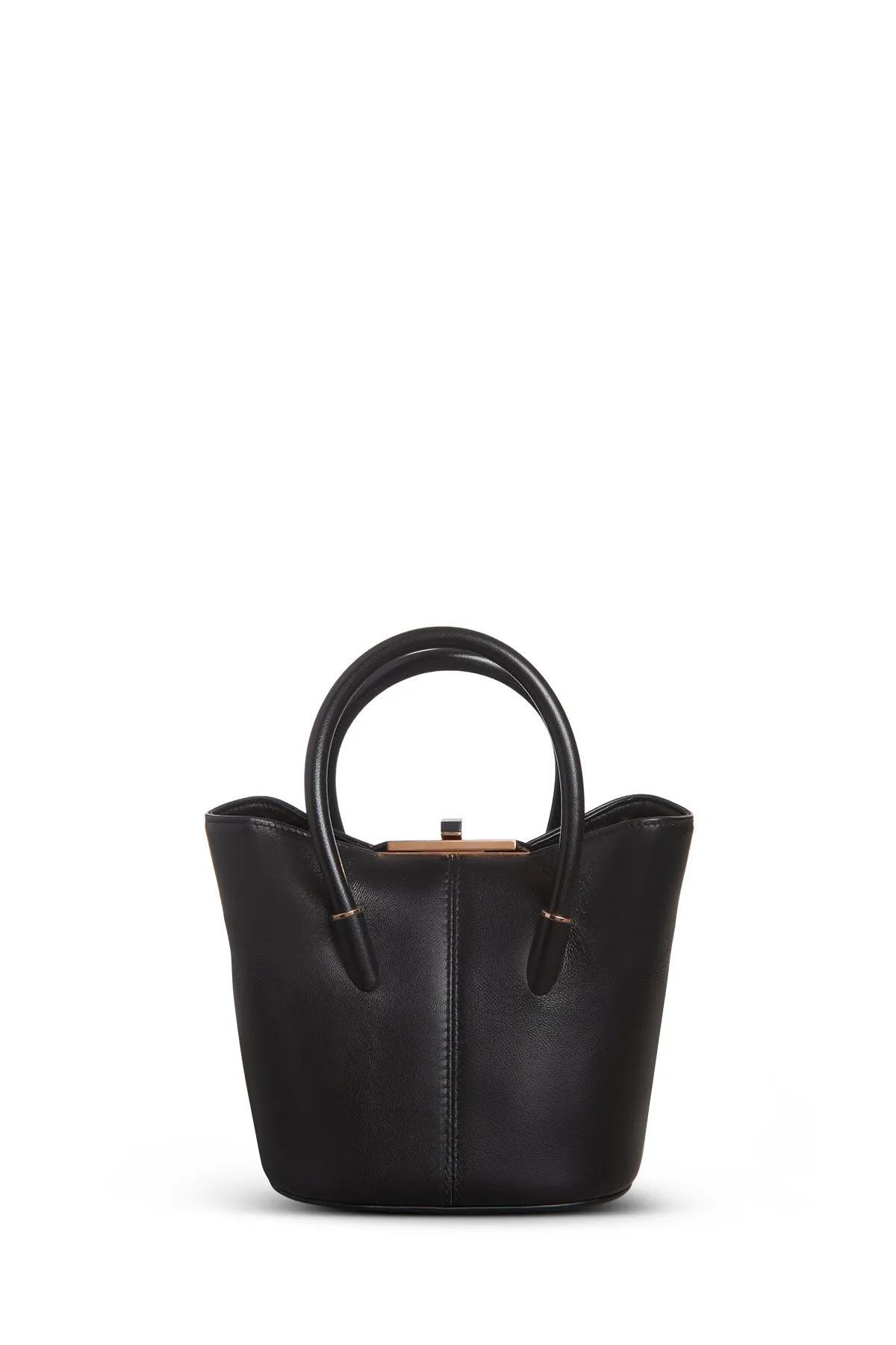 Mini Baez Bag in Black Nappa Leather