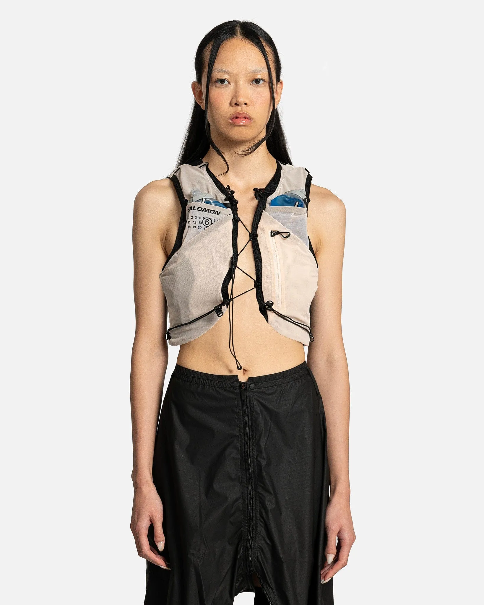 MM6 Maison Margiela Salomon ADV Skin 5 Vest in Cream