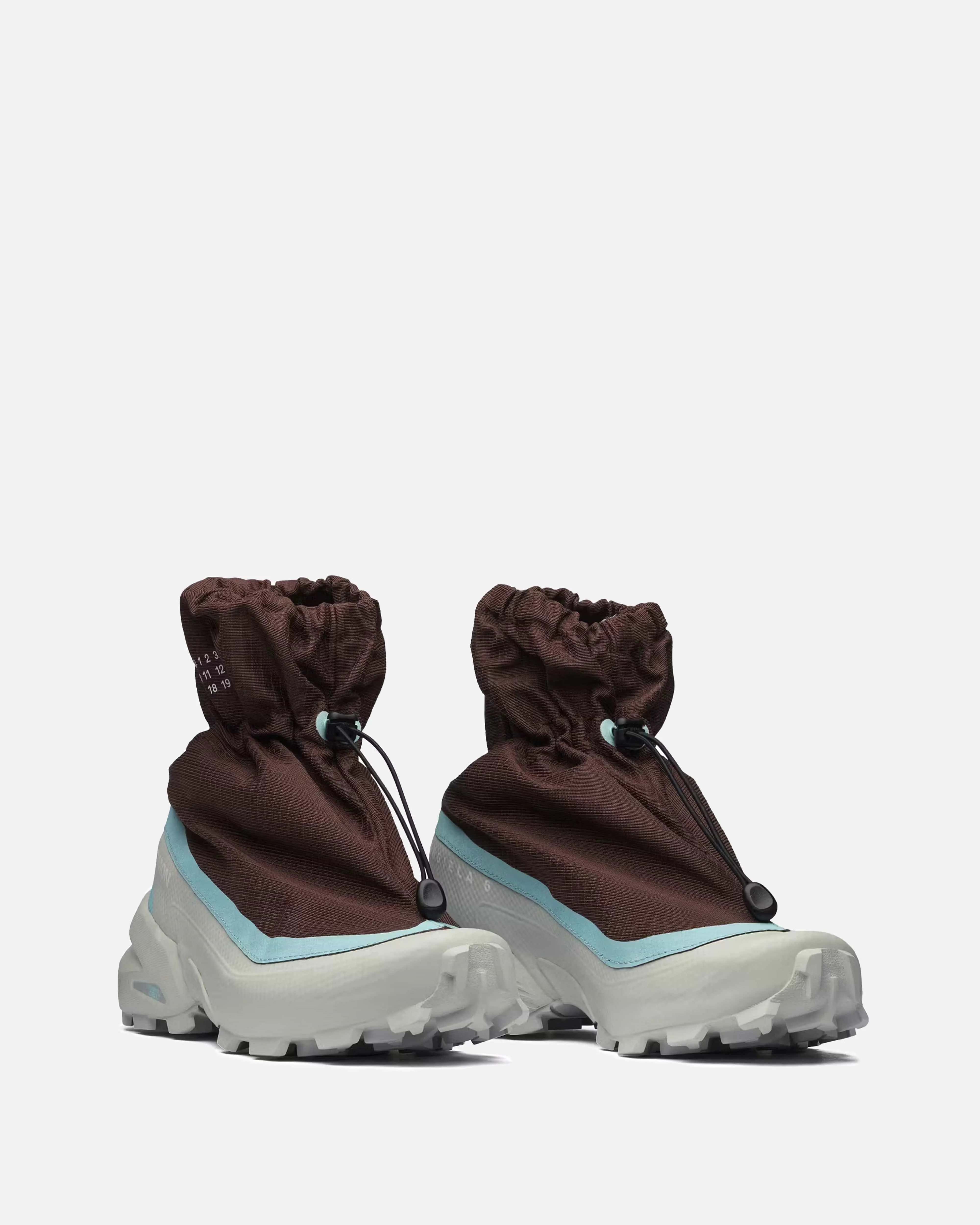 MM6 Maison Margiela Women's Salomon Cross Mid in Bitter Chocolate/Crystal Blue