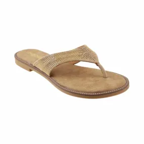 Mochi Women Beige Casual Slippers