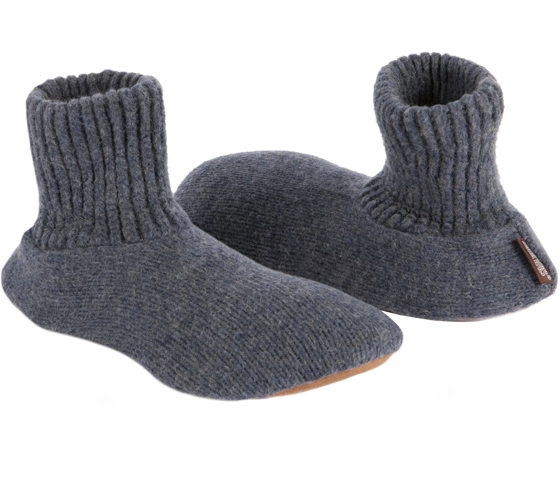 MUK LUKS Men's Slipper Sox Ragg Wool