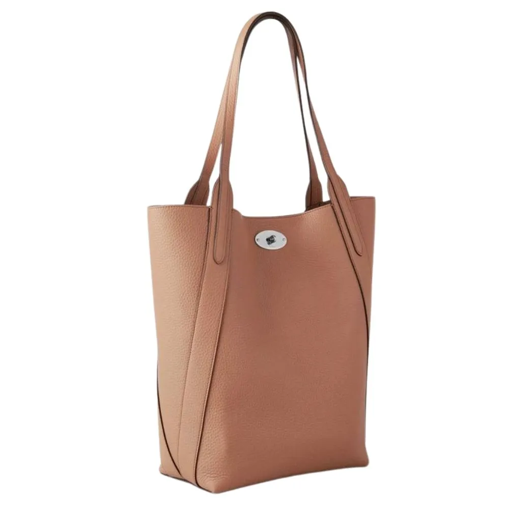 Mulberry North South Bayswater Tote Sable Heavy Grain Bag | Menswear Online