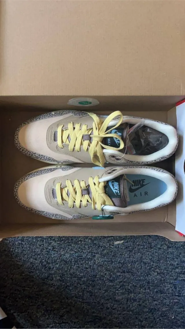 Nike air max 1 safari beige