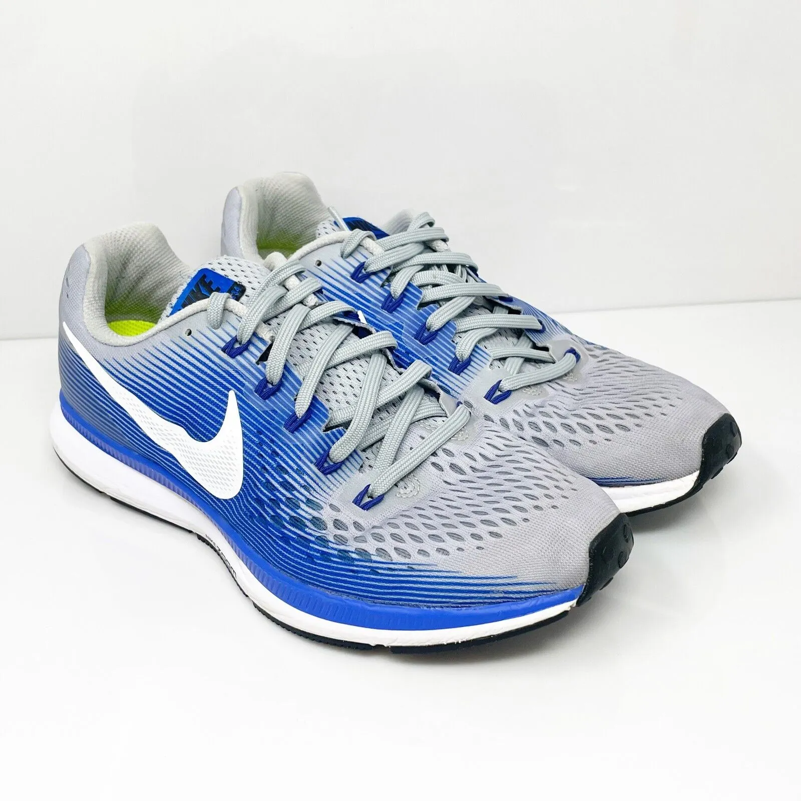 Nike Mens Air Zoom Pegasus 34 880555-007 Blue Running Shoes Sneakers Size 9.5