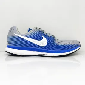 Nike Mens Air Zoom Pegasus 34 880555-007 Blue Running Shoes Sneakers Size 9.5