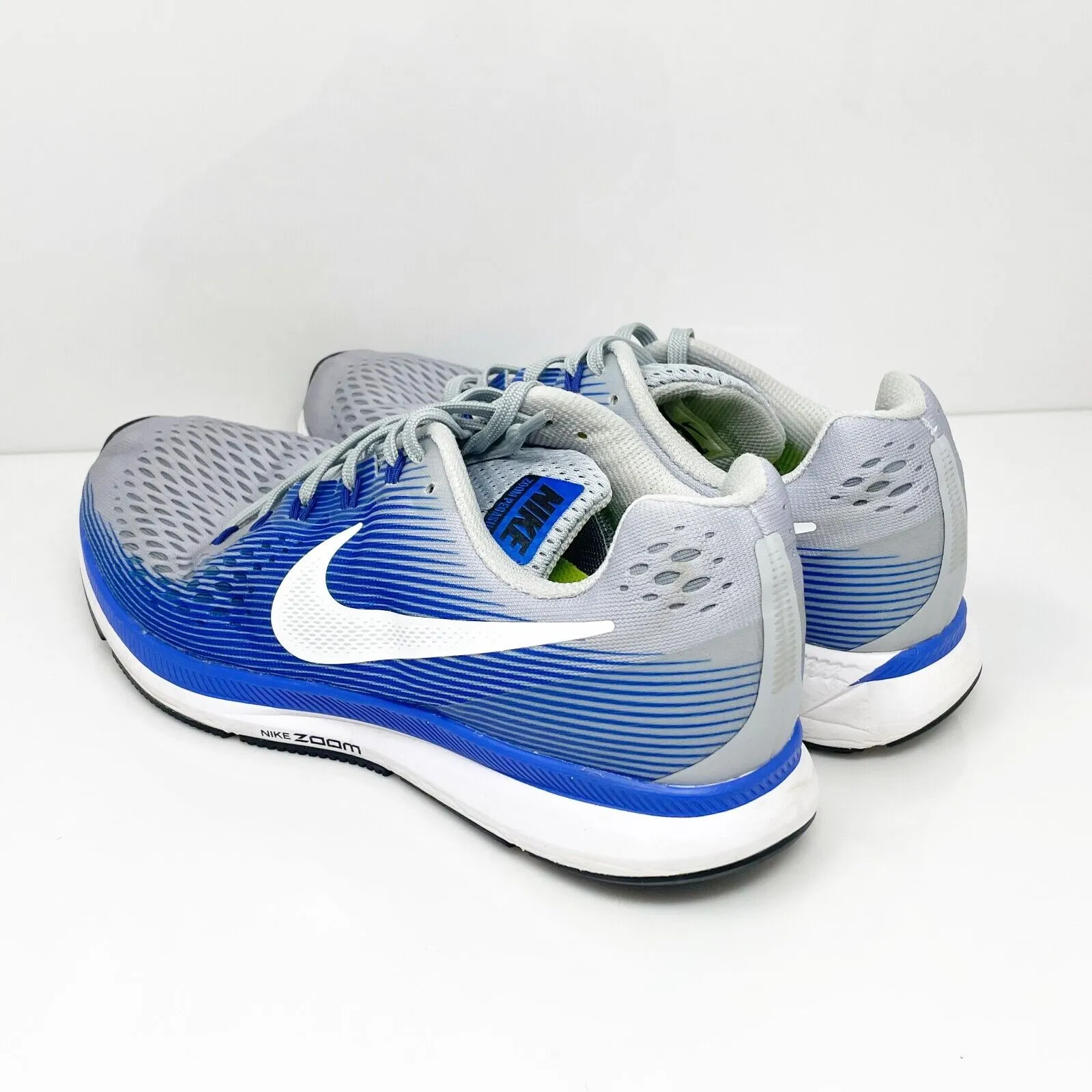 Nike Mens Air Zoom Pegasus 34 880555-007 Blue Running Shoes Sneakers Size 9.5