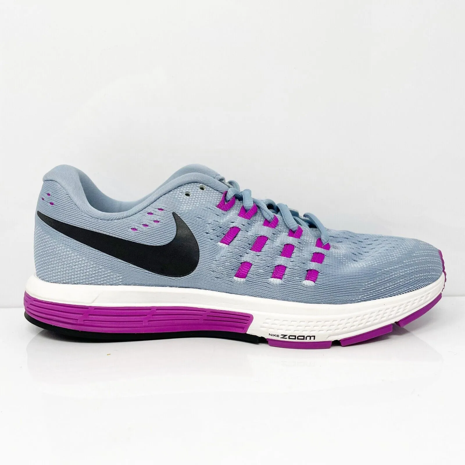 Nike Womens Air Zoom Vomero 11 818100-405 Gray Running Shoes Sneakers Size 8