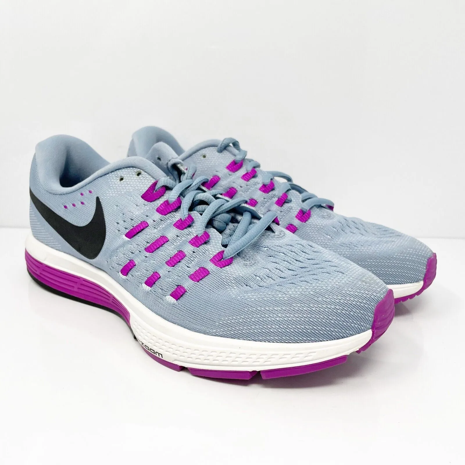 Nike Womens Air Zoom Vomero 11 818100-405 Gray Running Shoes Sneakers Size 8