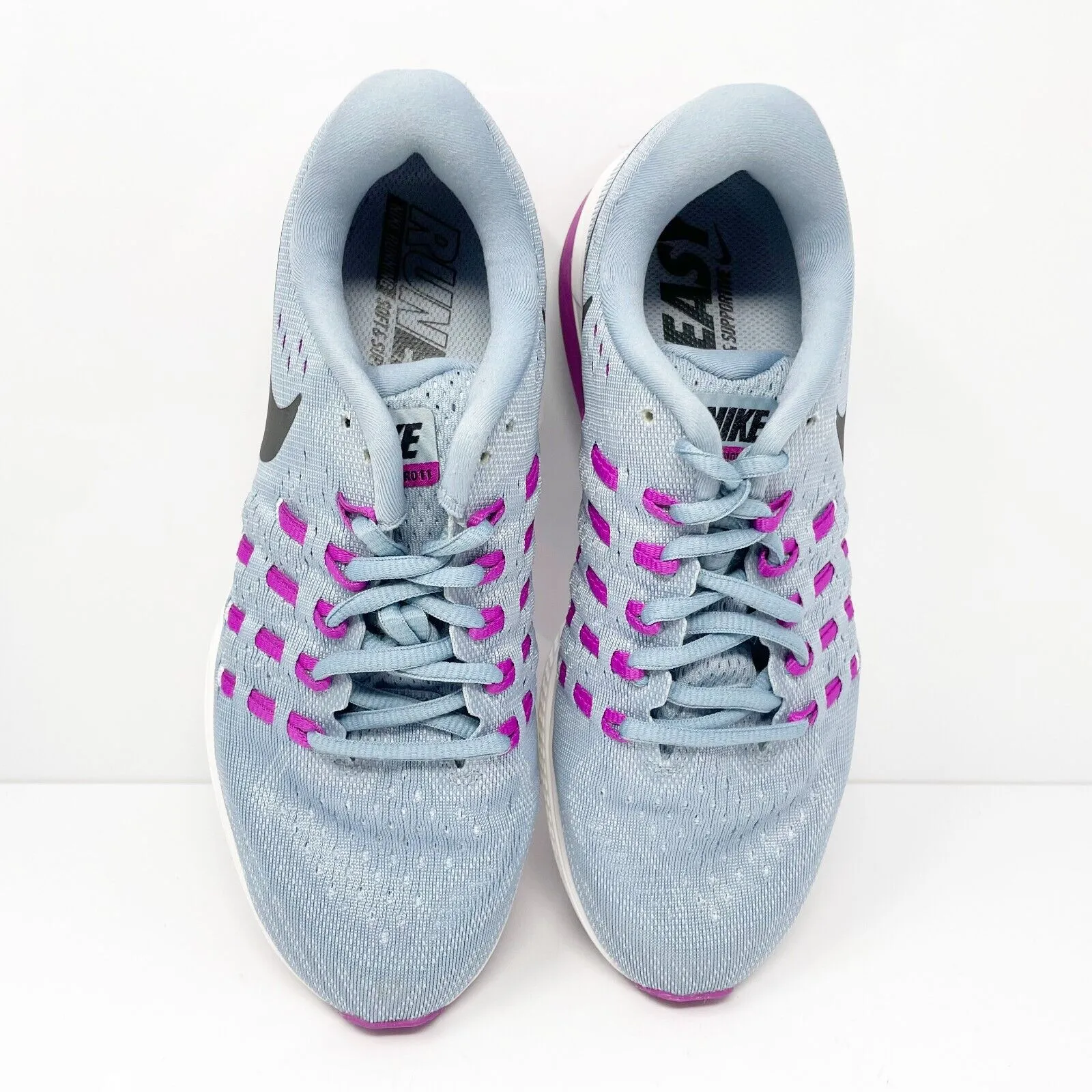 Nike Womens Air Zoom Vomero 11 818100-405 Gray Running Shoes Sneakers Size 8