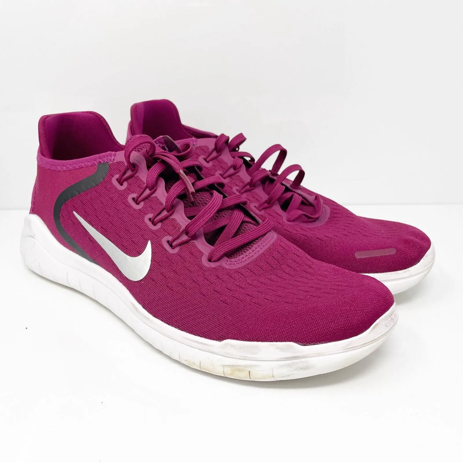 Nike Womens Free RN 2018 942837-604 Pink Running Shoes Sneakers Size 11