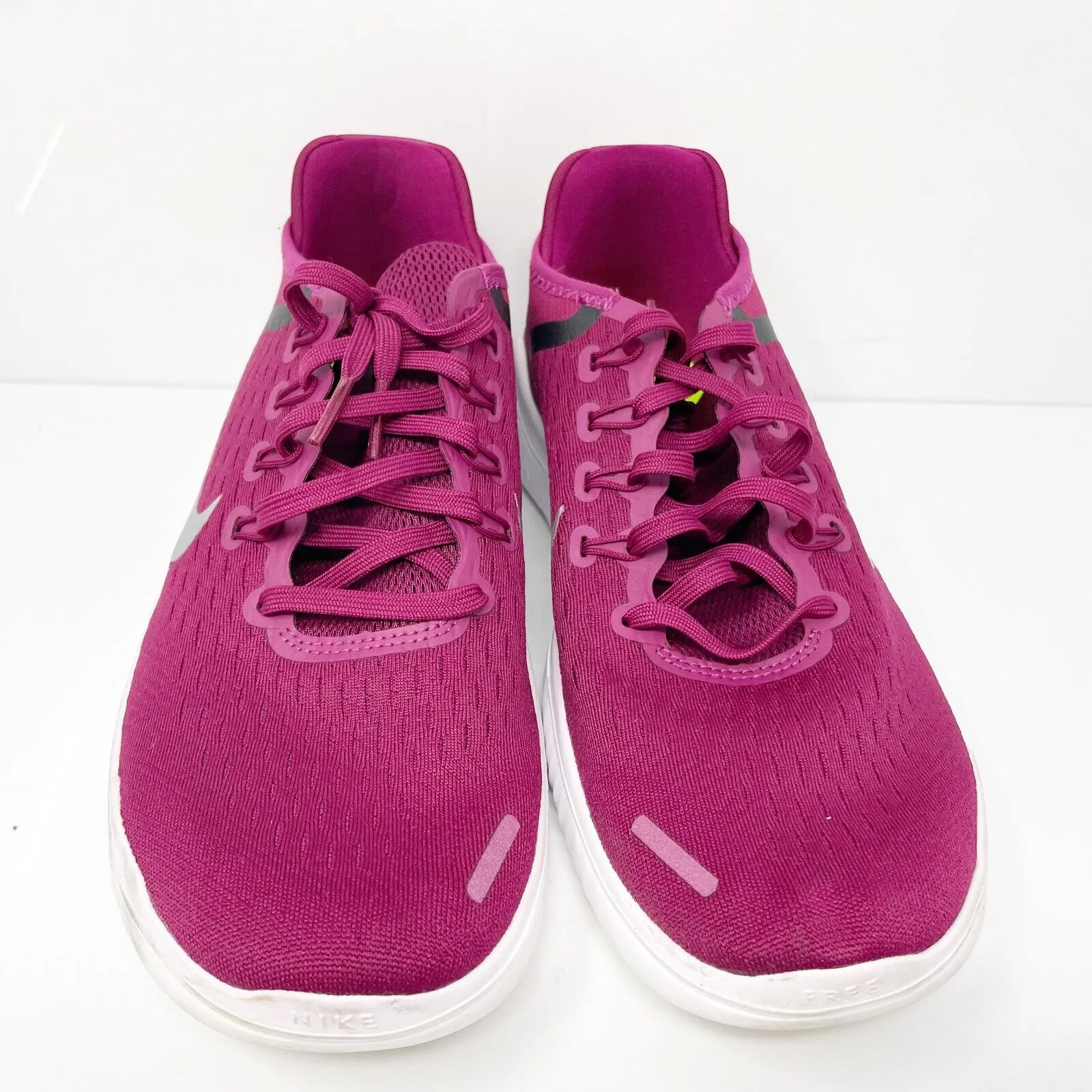 Nike Womens Free RN 2018 942837-604 Pink Running Shoes Sneakers Size 11