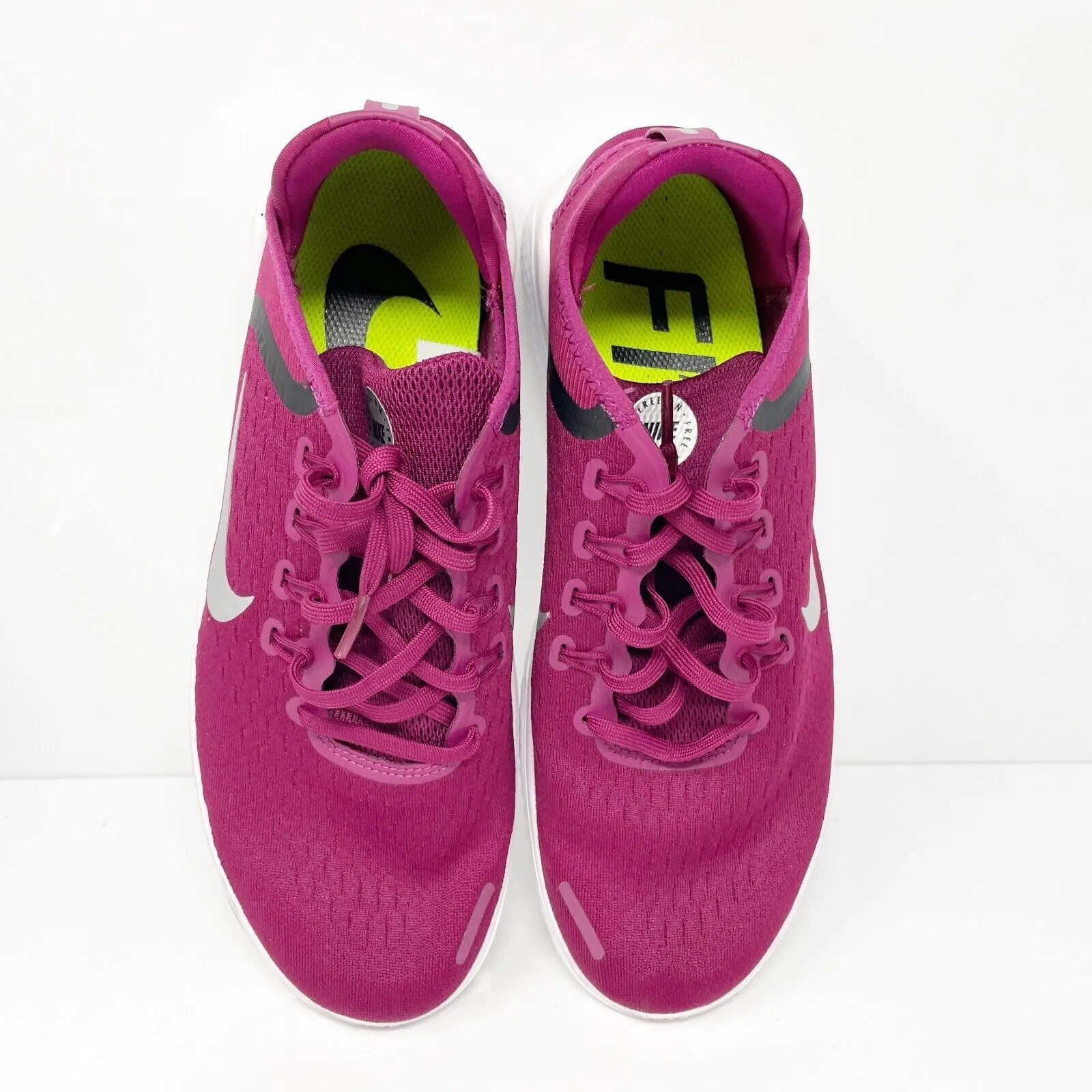 Nike Womens Free RN 2018 942837-604 Pink Running Shoes Sneakers Size 11