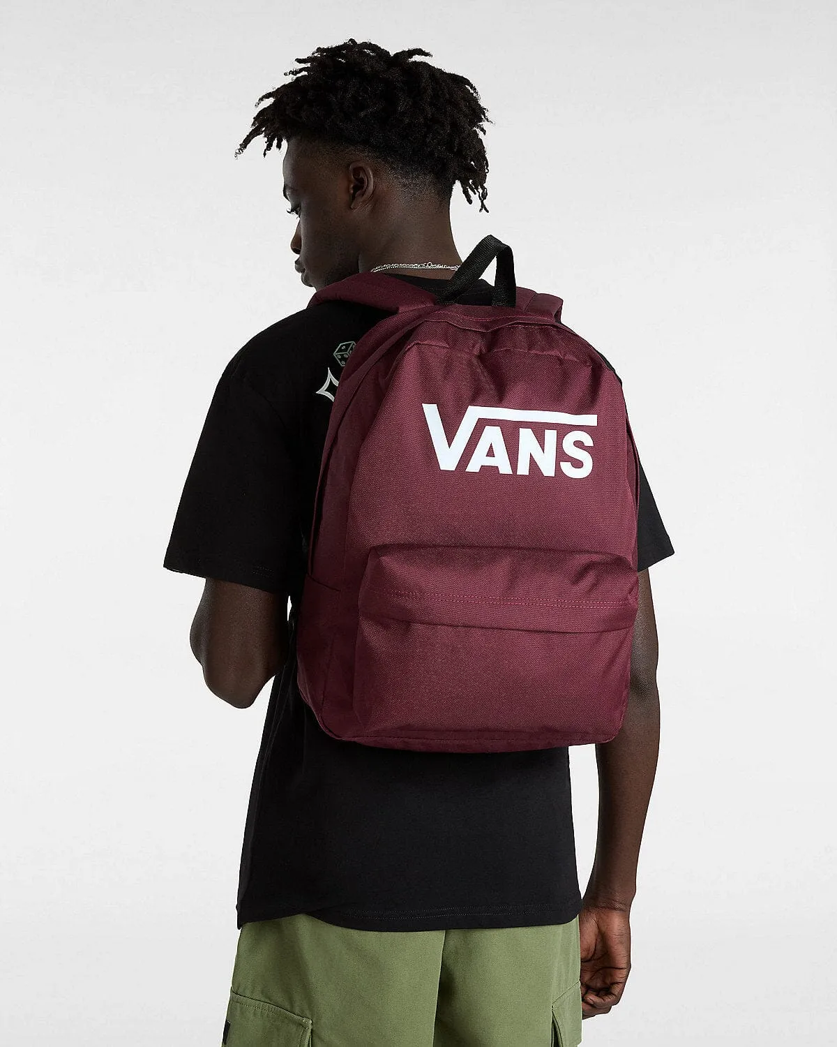 Old Skool Print Backpack - Red