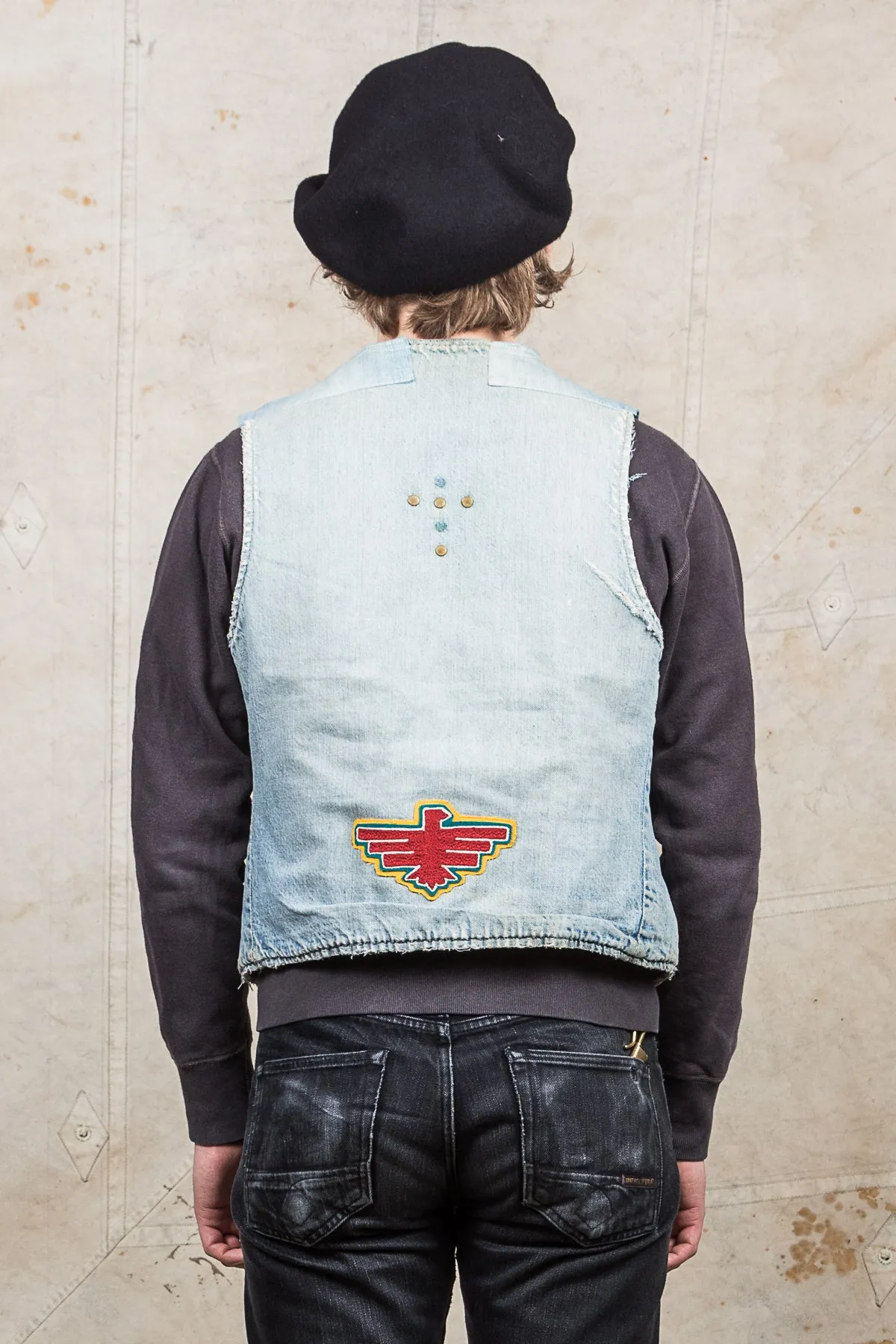 Original Vintage Levi's 60's Reversible Big E Vest