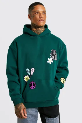 Oversized Applique Hoodie
