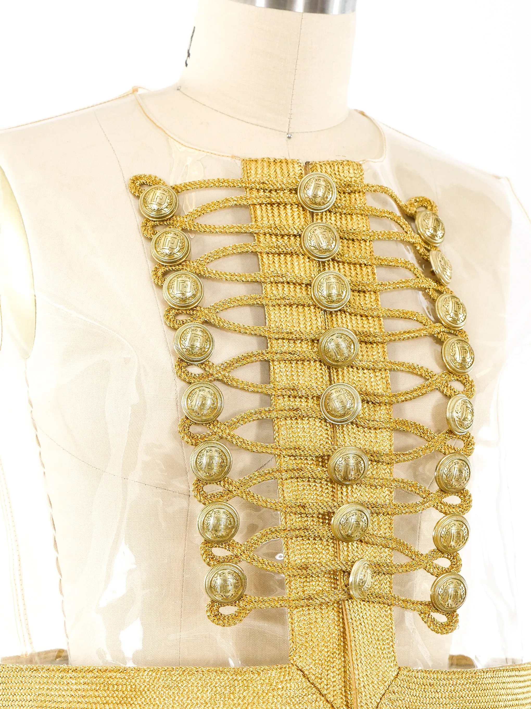 Paco Rabanne PVC Military Vest