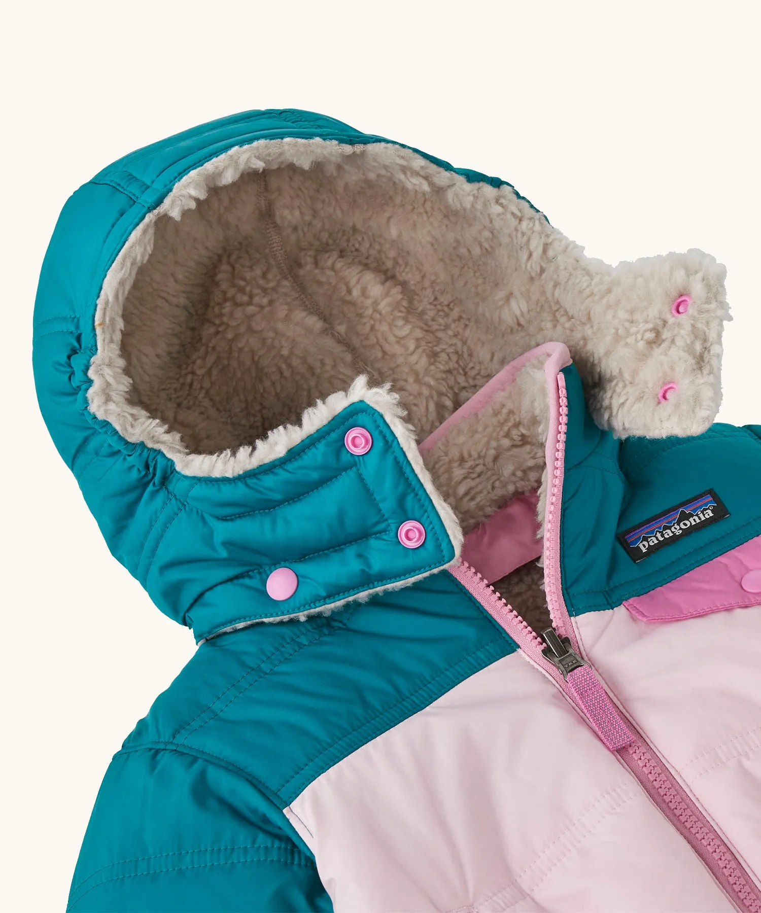 Patagonia Baby Reversible Tribbles Hoody - Conifer Green