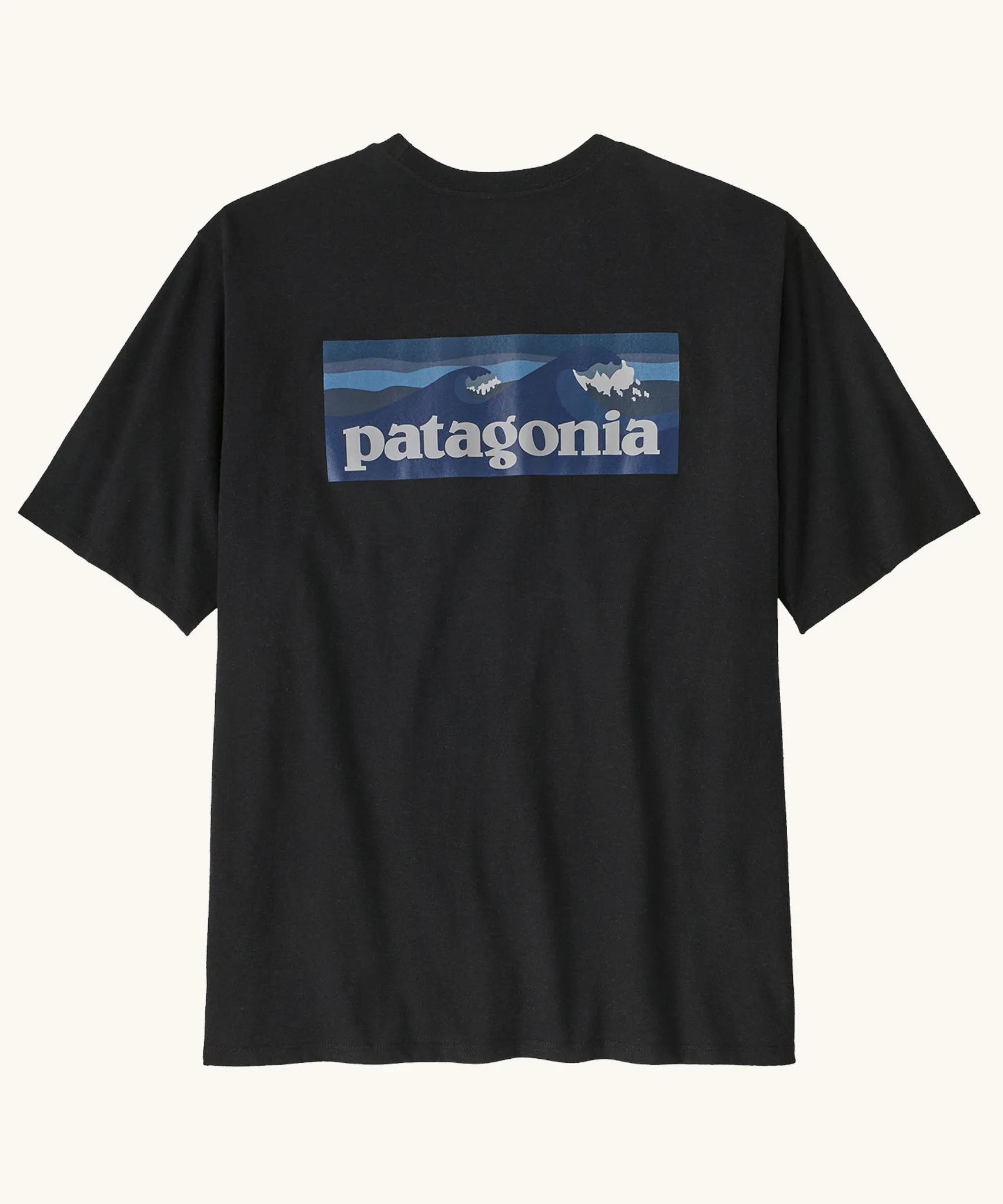 Patagonia Men's Boardshort Logo Pocket Responsibili-Tee - Ink Black