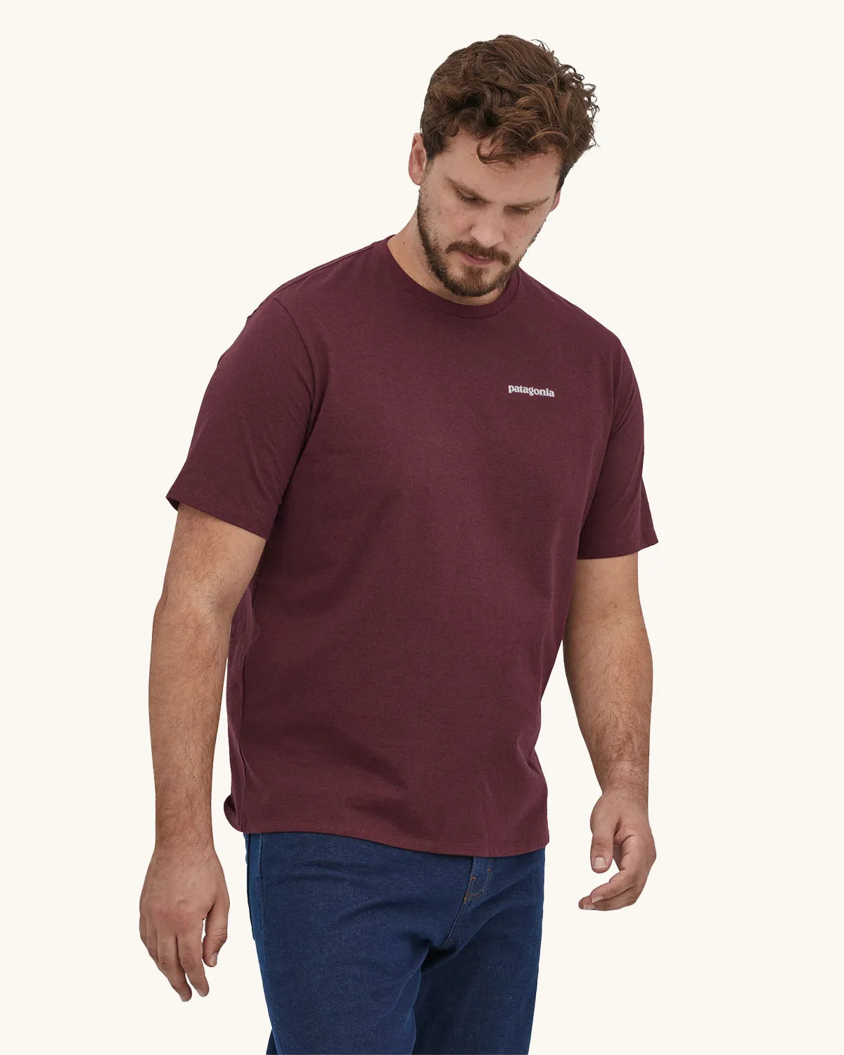 Patagonia Men's P-6 Logo Responsibili Tee - Utility Blue