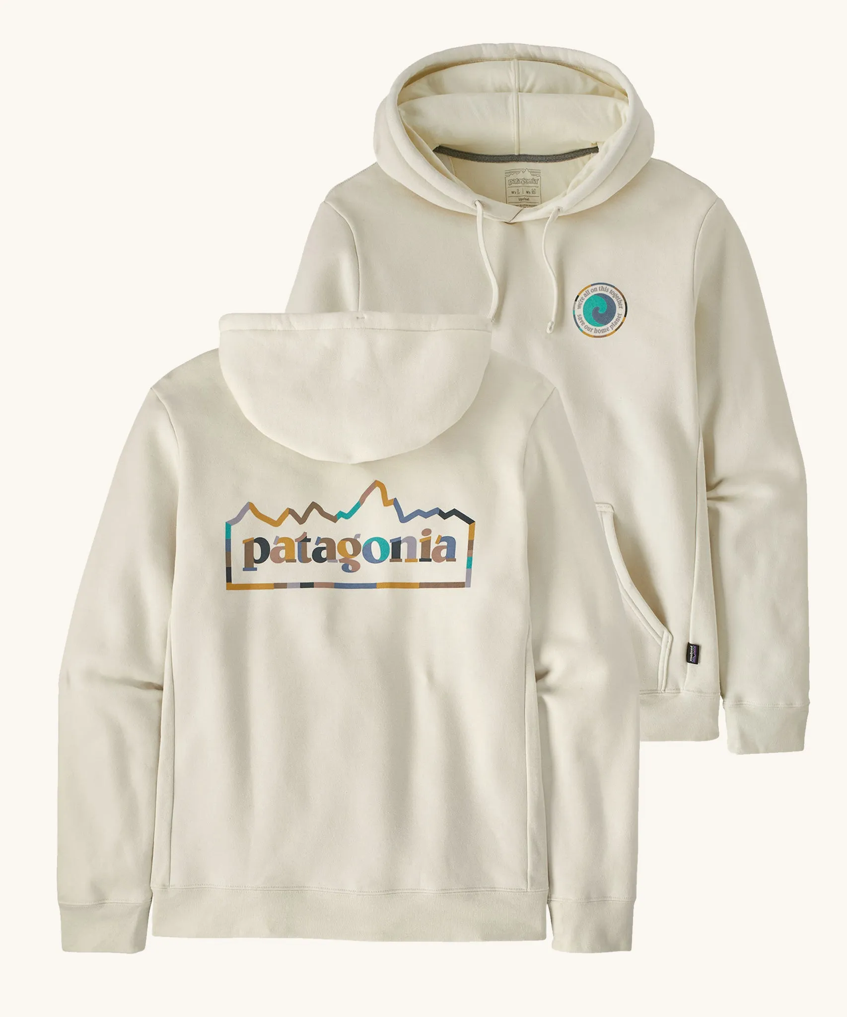 Patagonia Unity Fitz Uprisal Hoody - Birch White