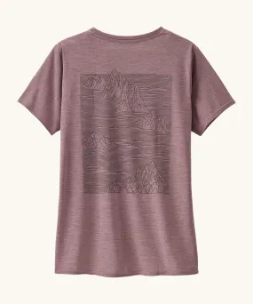 Patagonia Women's Capilene Cool Daily Graphic Shirt - Stormy Mauve