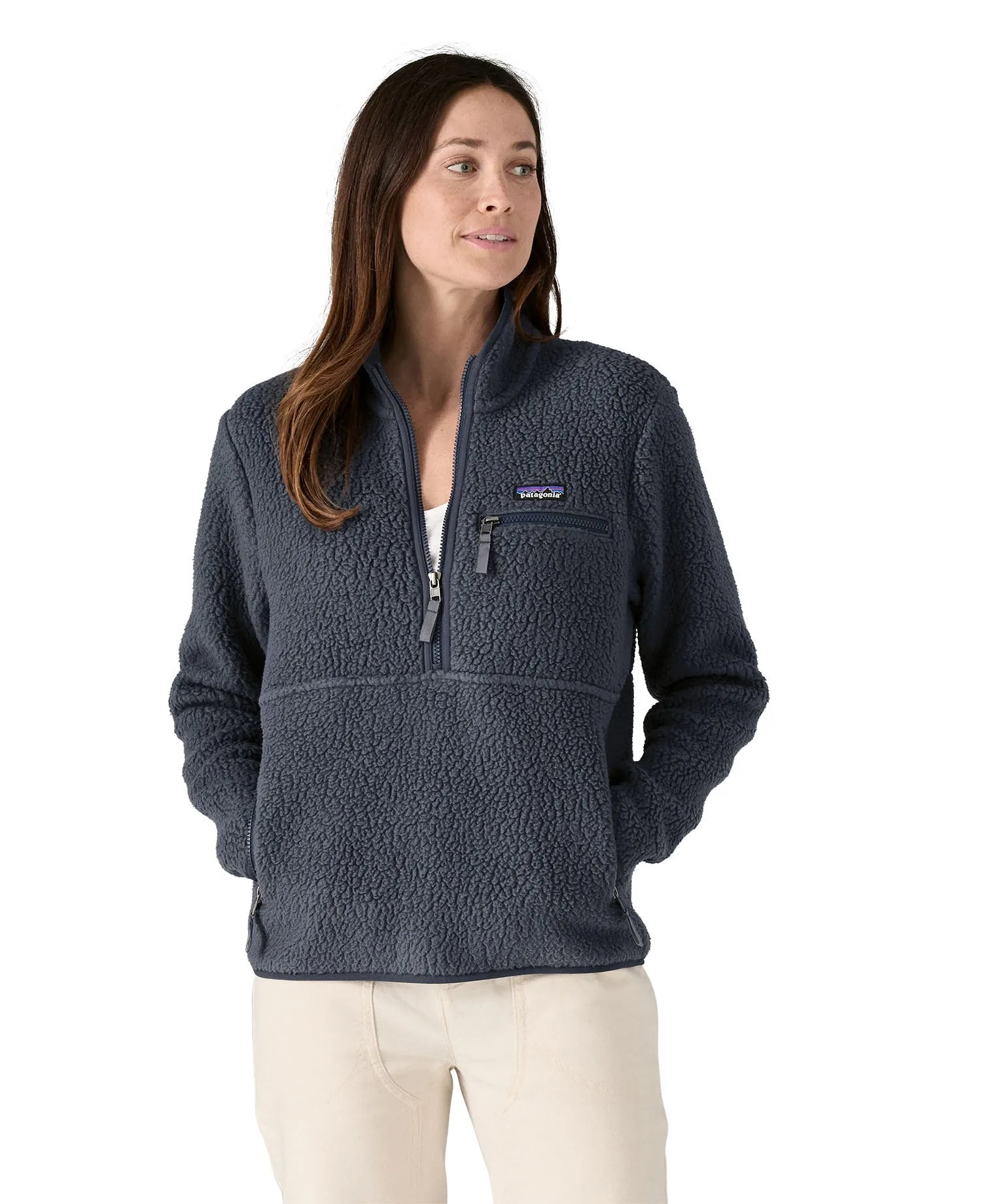 Patagonia Women's Retro Pile Marsupial Fleece - Shroom Taupe