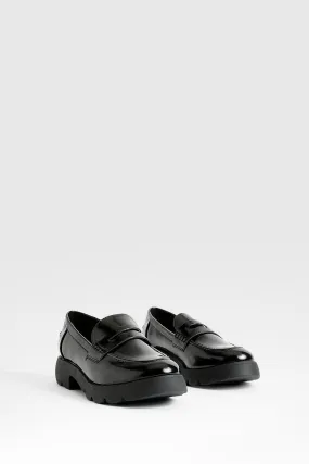 Patent Chunky Loafers