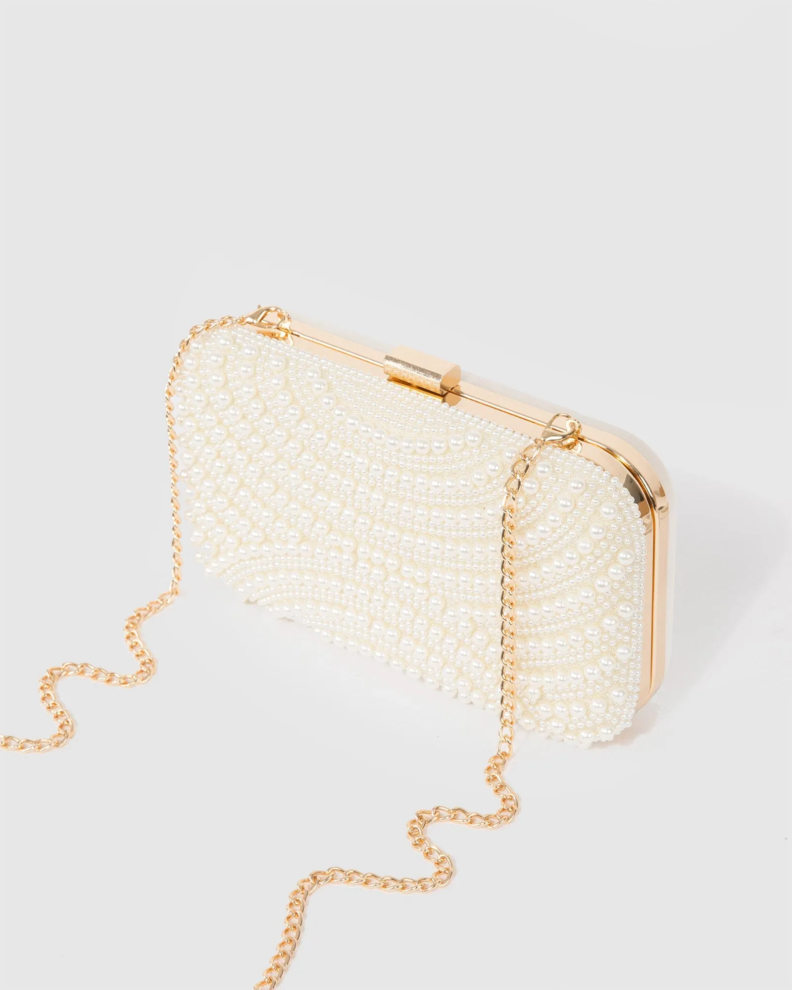 Pearl Eloise Pearl Box Clutch Bag