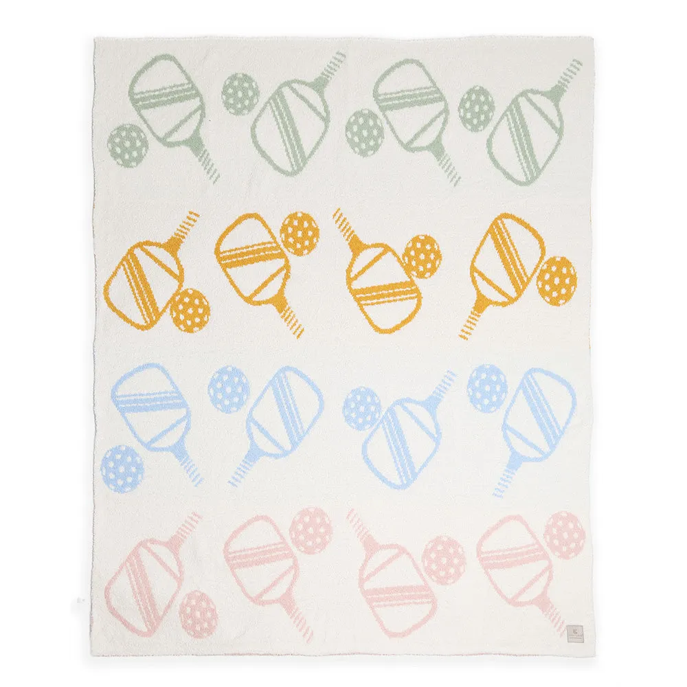 Pickleball Soft Blanket in Multicolor