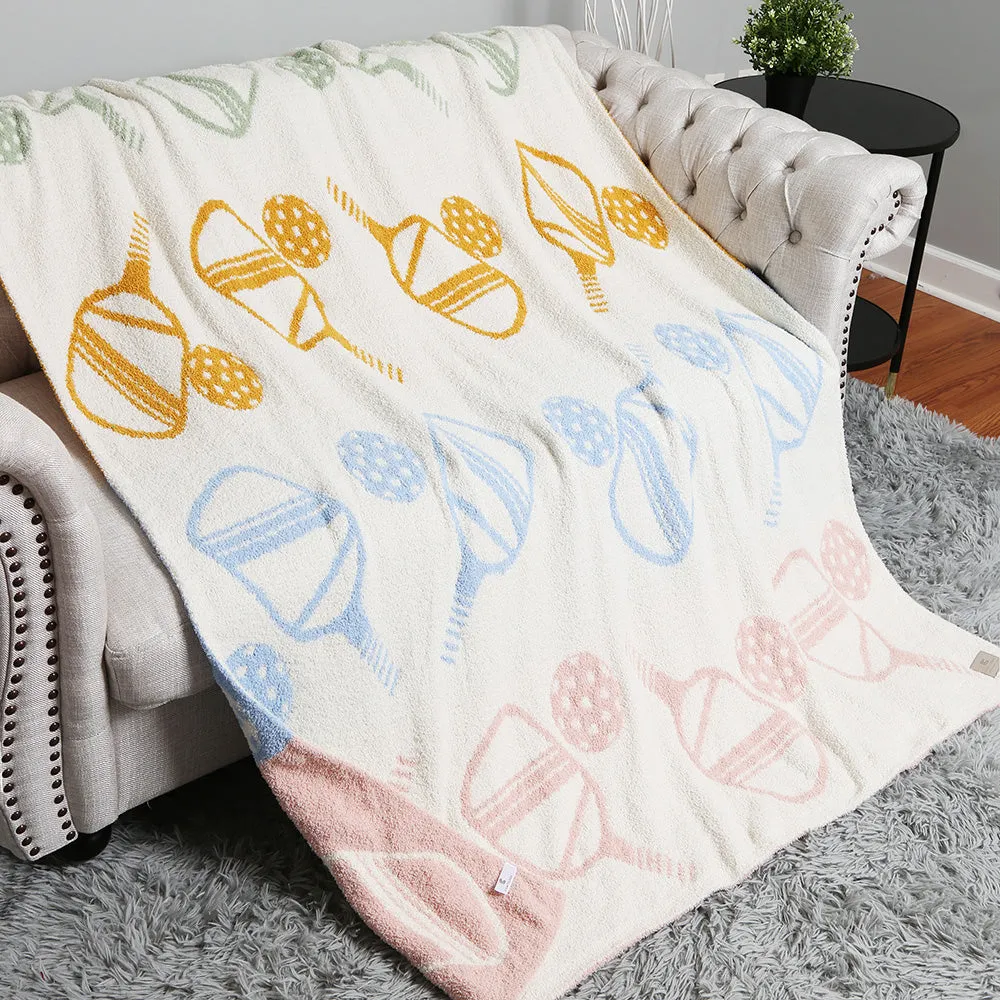 Pickleball Soft Blanket in Multicolor