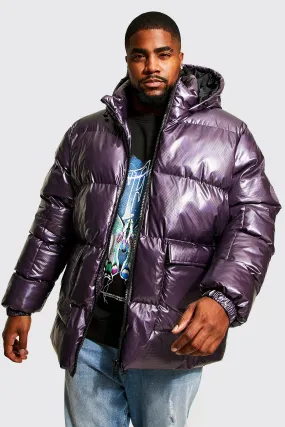 Plus Metallic Ripstop Puffer