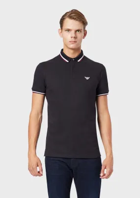 Polo Shirt with Contrasting Trim