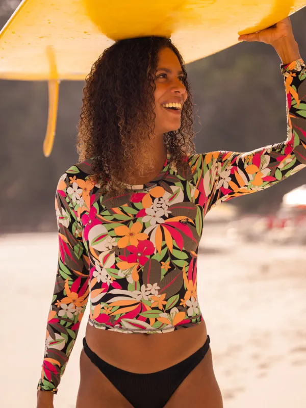Printed - Long Sleeve Rash Vest for Women