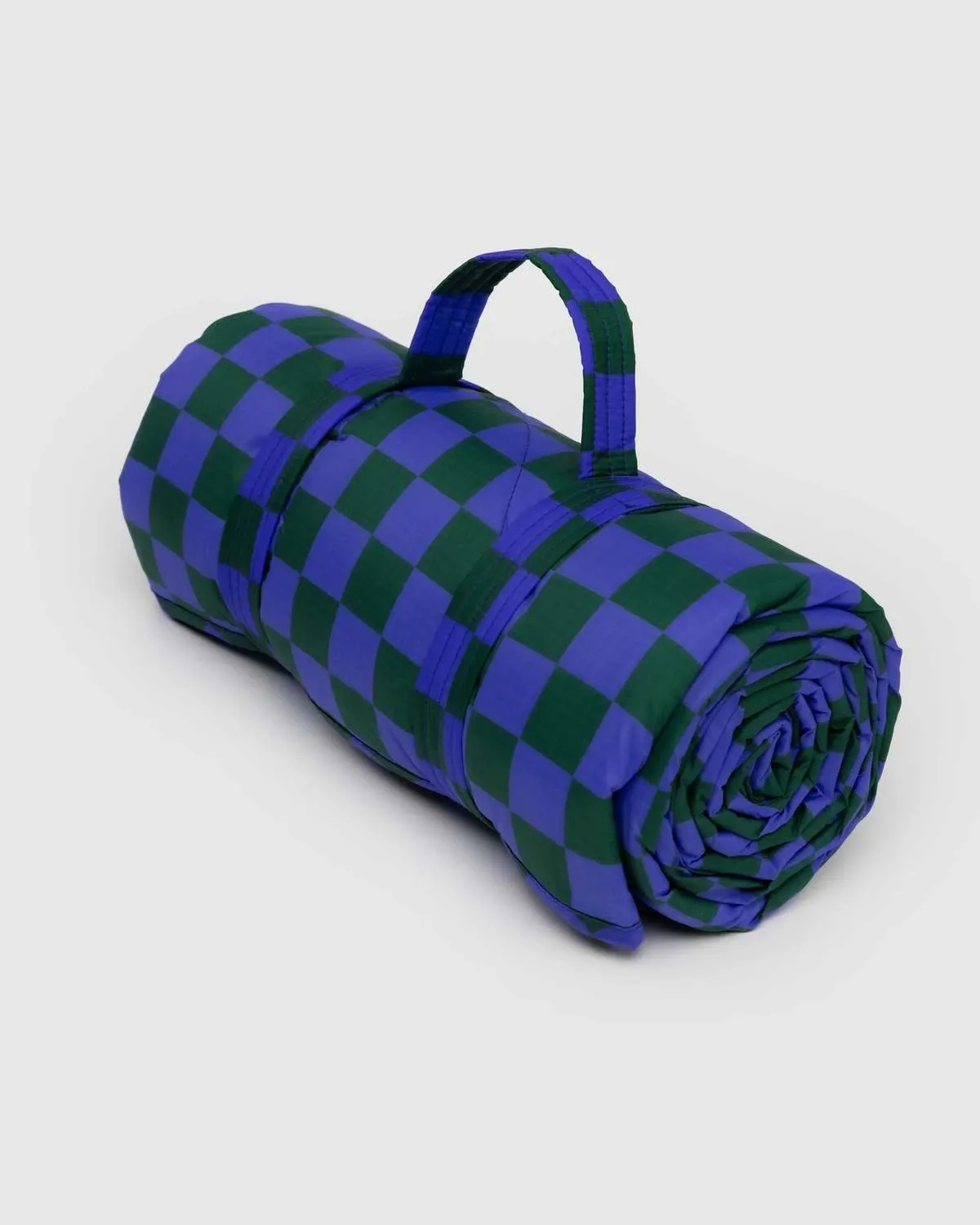 Puffy Picnic Blanket - IrisG/reen Check 