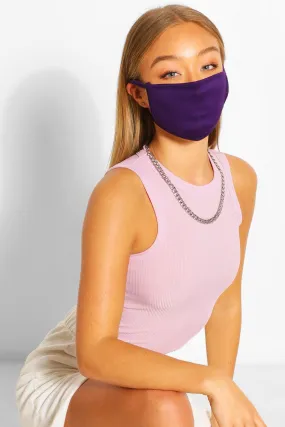 Purple Fashion Face Mask