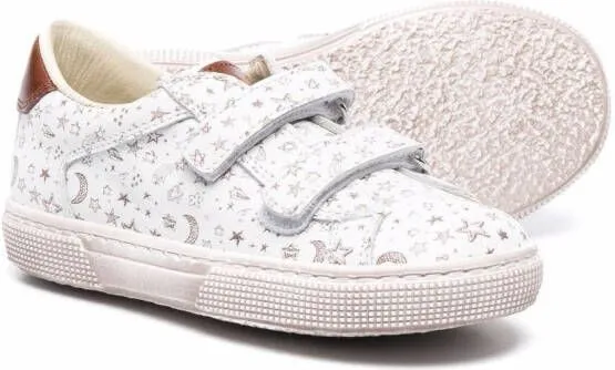 Pèpè logo touch-strap sneakers White