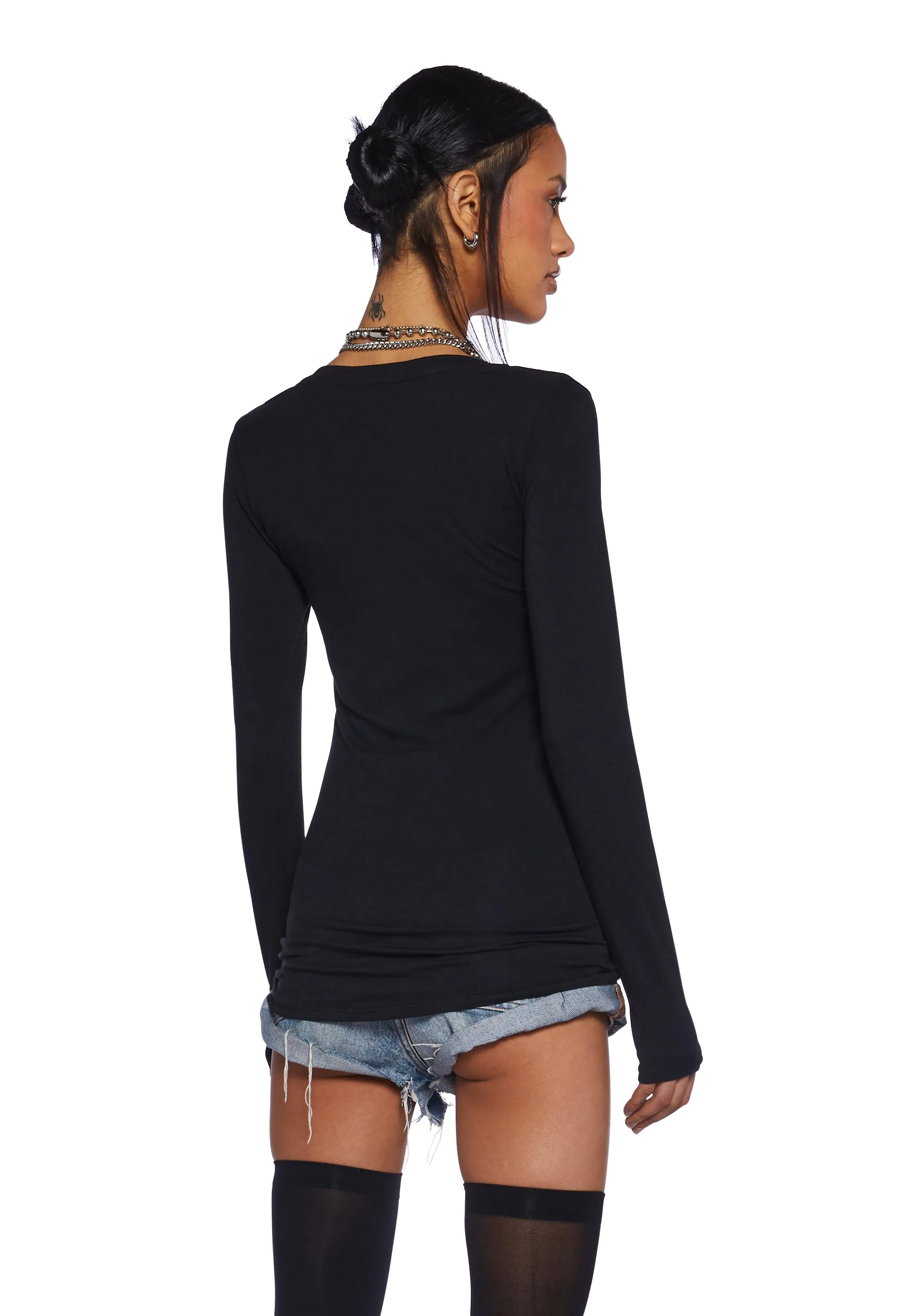 Rad Behavior Denim Romper-