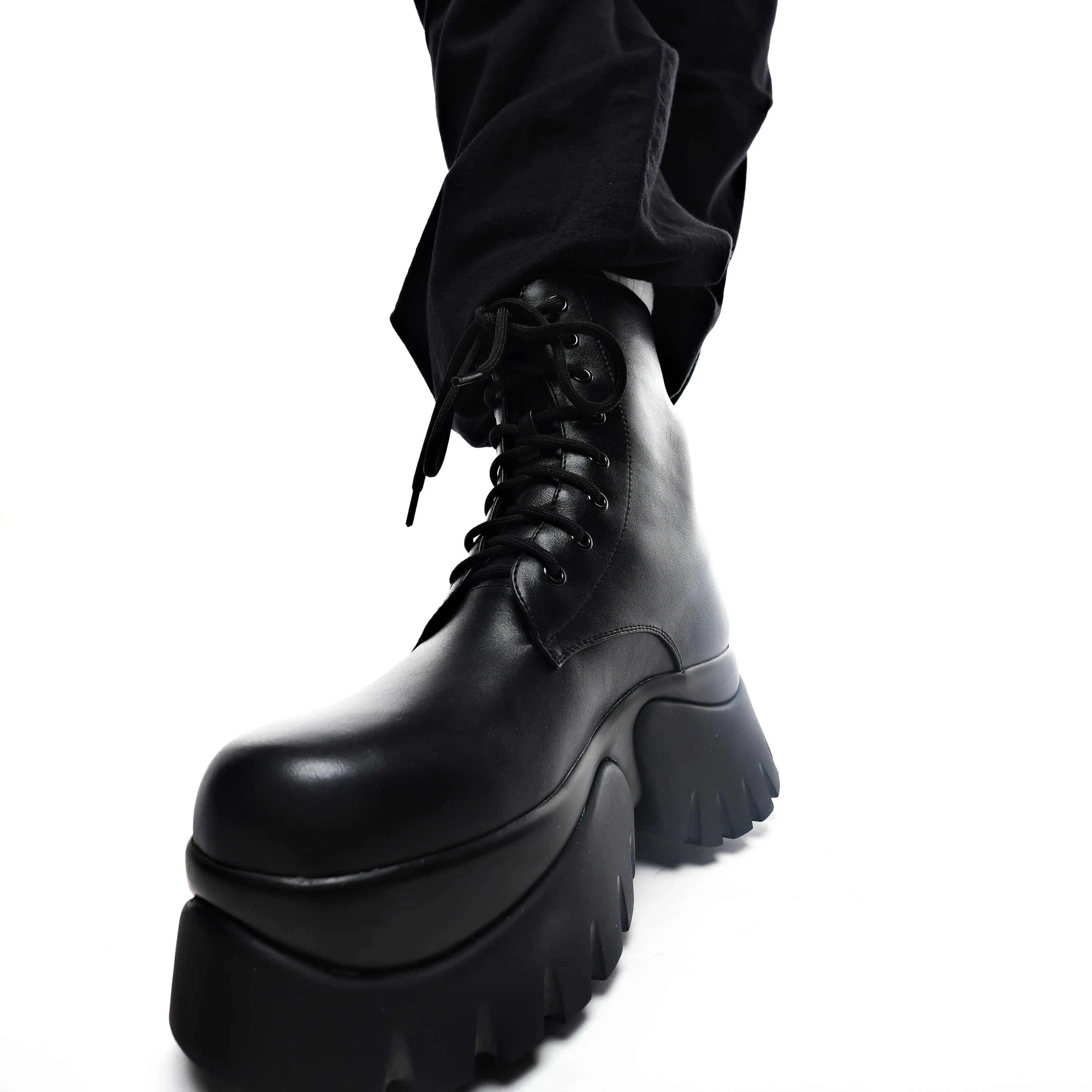 Rancor Lace up 'Monster' Boots