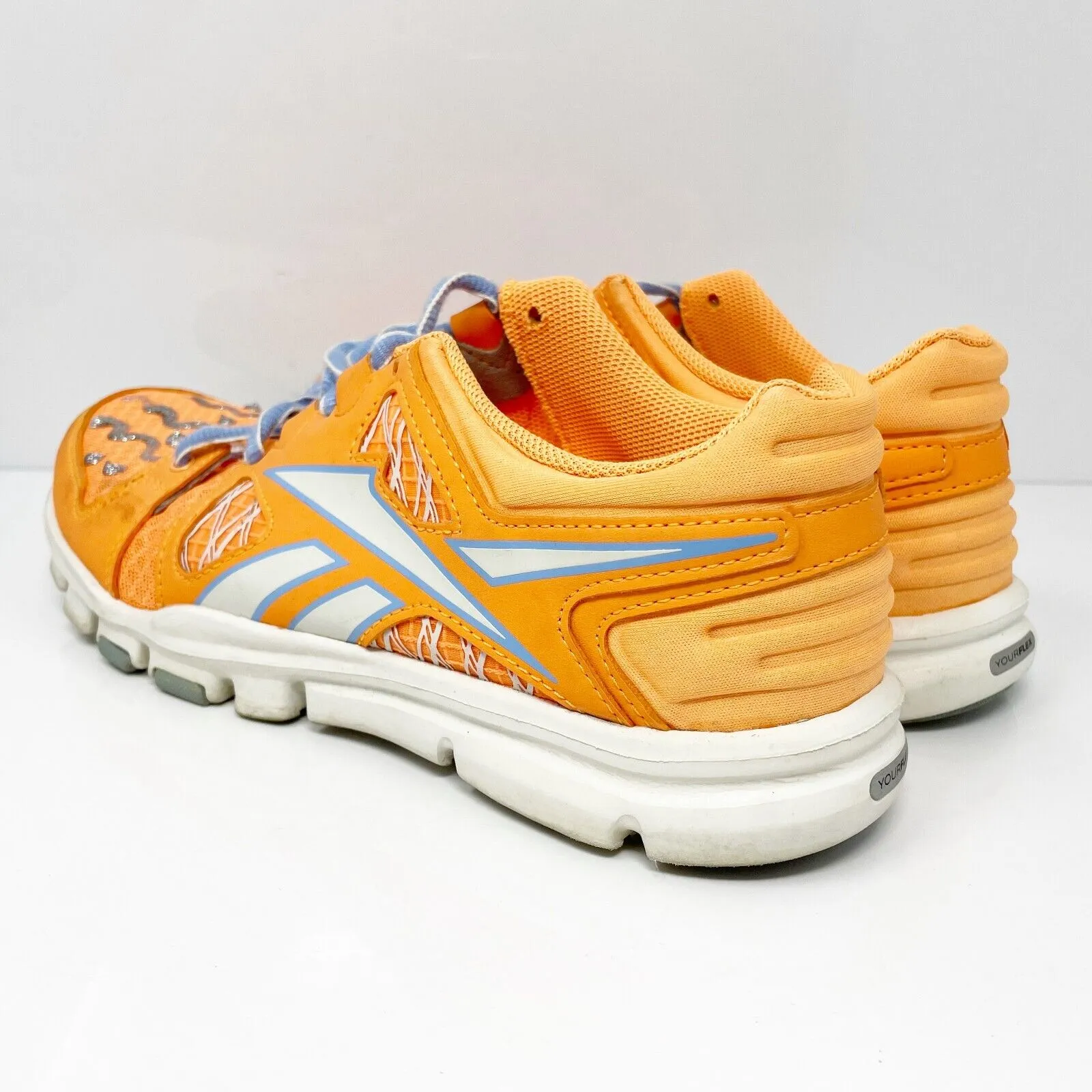 Reebok Womens Yourflex RS4 V59072 Orange Running Shoes Sneakers Size 8.5