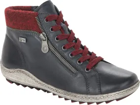 Remonte Navy/Red Lace Up Boot
