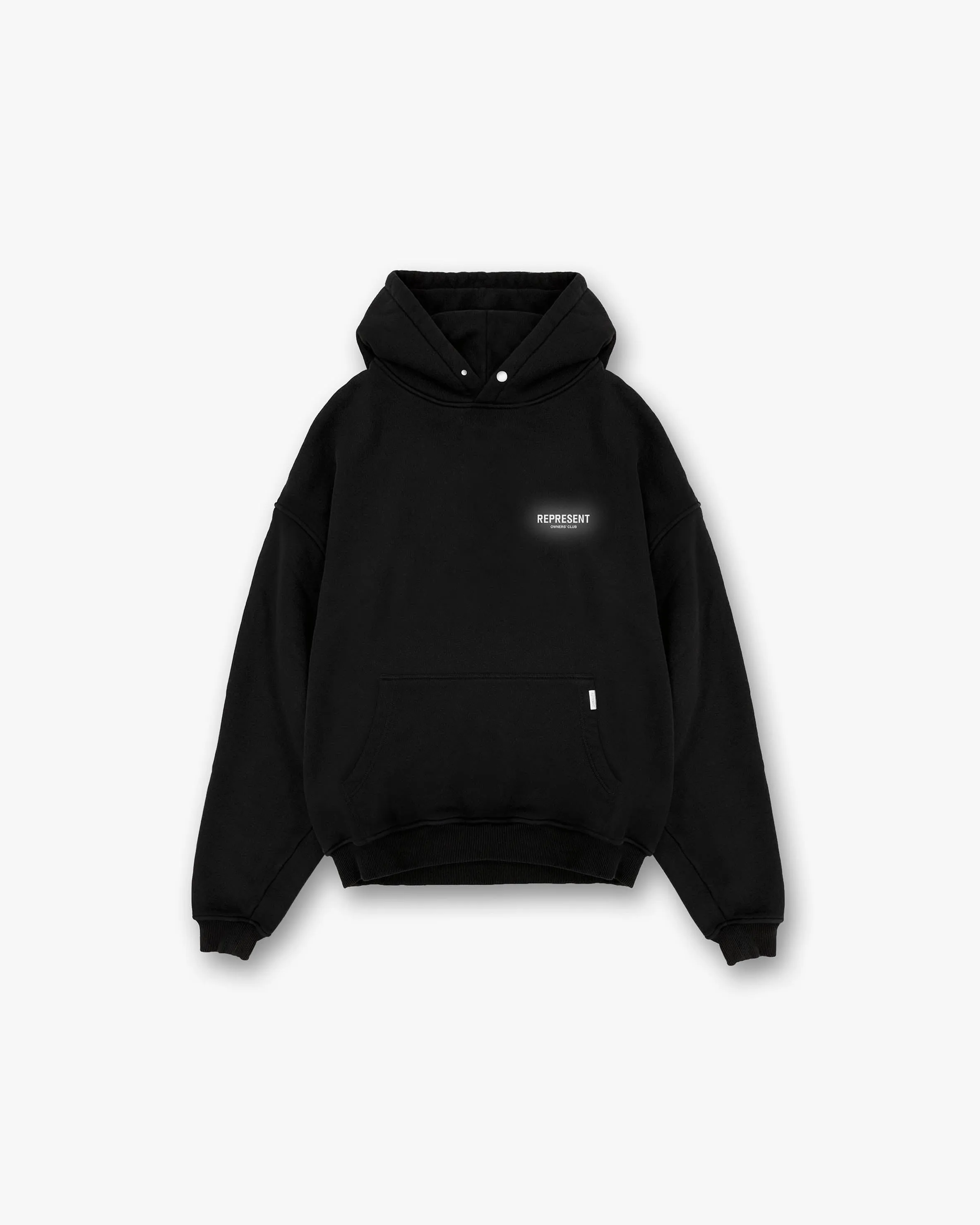 Represent Owners Club Hoodie - Black Reflective