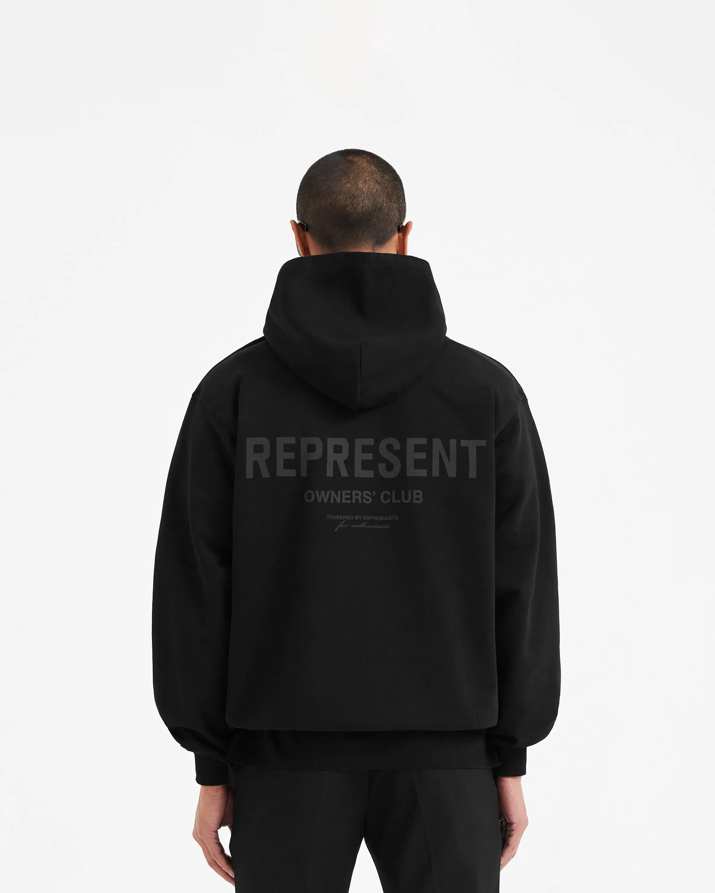 Represent Owners Club Hoodie - Black Reflective