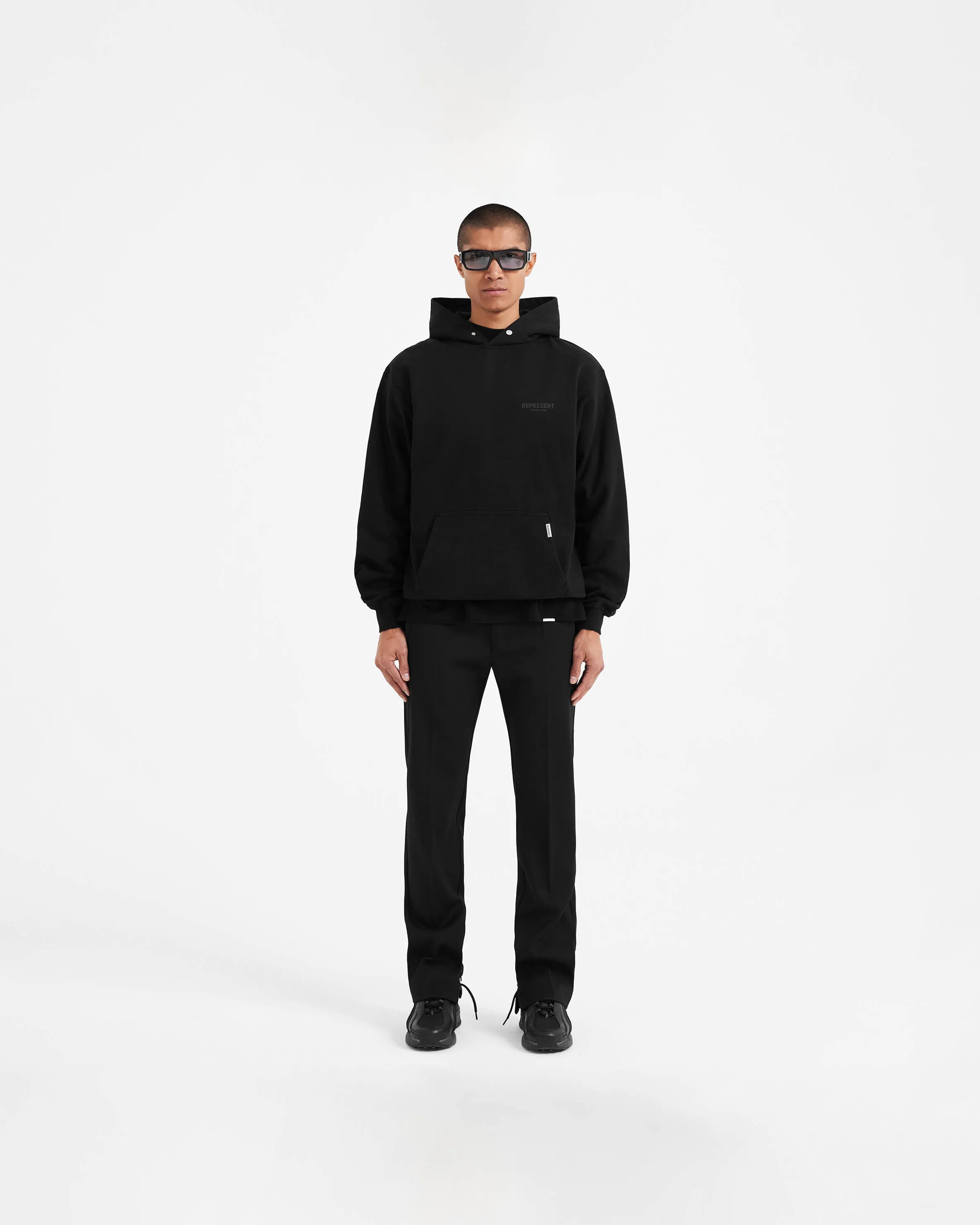 Represent Owners Club Hoodie - Black Reflective