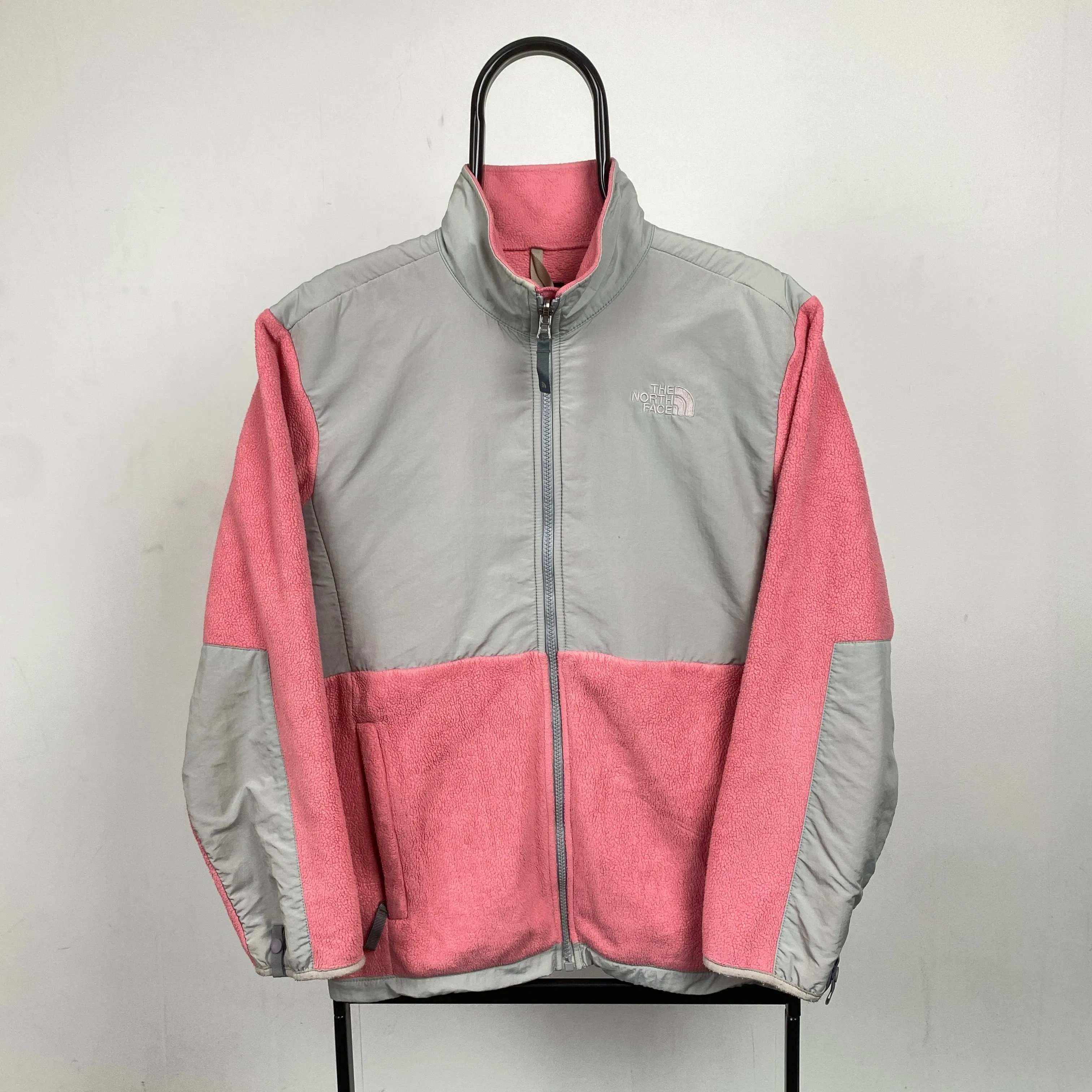 Retro The North Face Denali Fleece Sweatshirt Pink Small