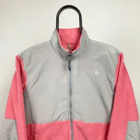 Retro The North Face Denali Fleece Sweatshirt Pink Small