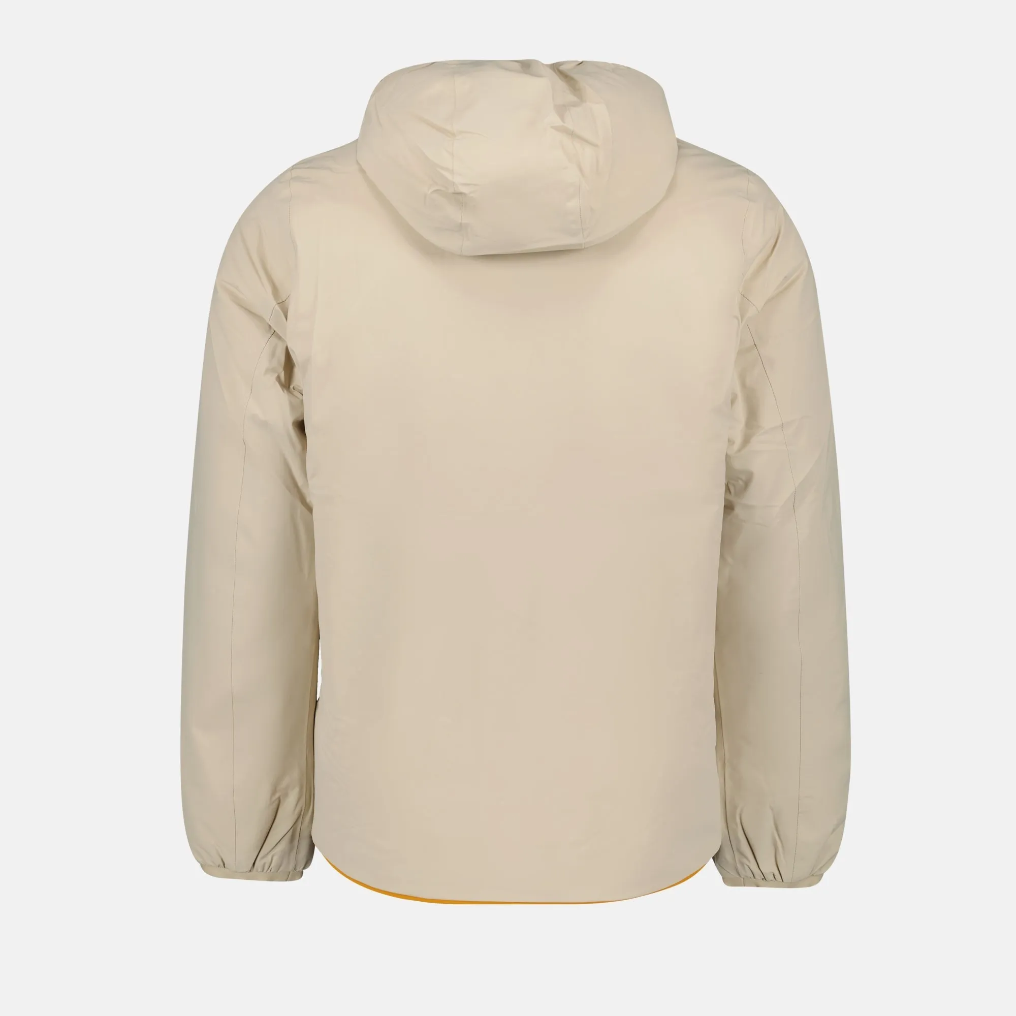 Reversible Beige-Orange Puffer Jacket
