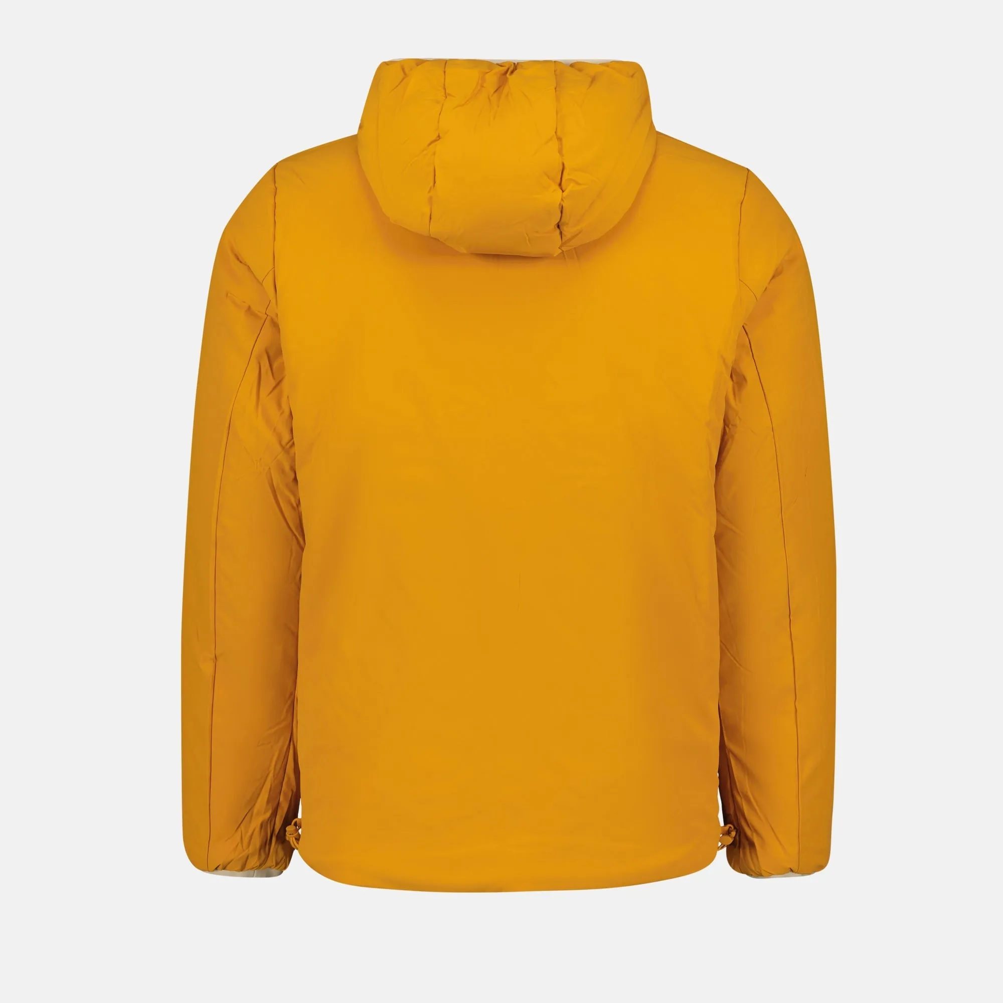 Reversible Beige-Orange Puffer Jacket